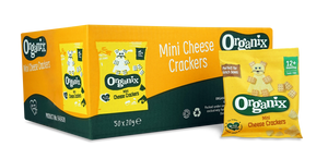 Organix Mini Cheese Crackers Bulk Case